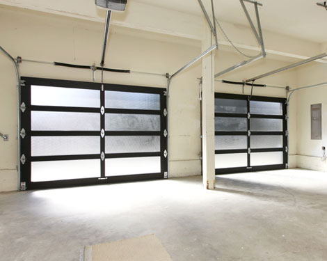 Glass garage door Wladorf